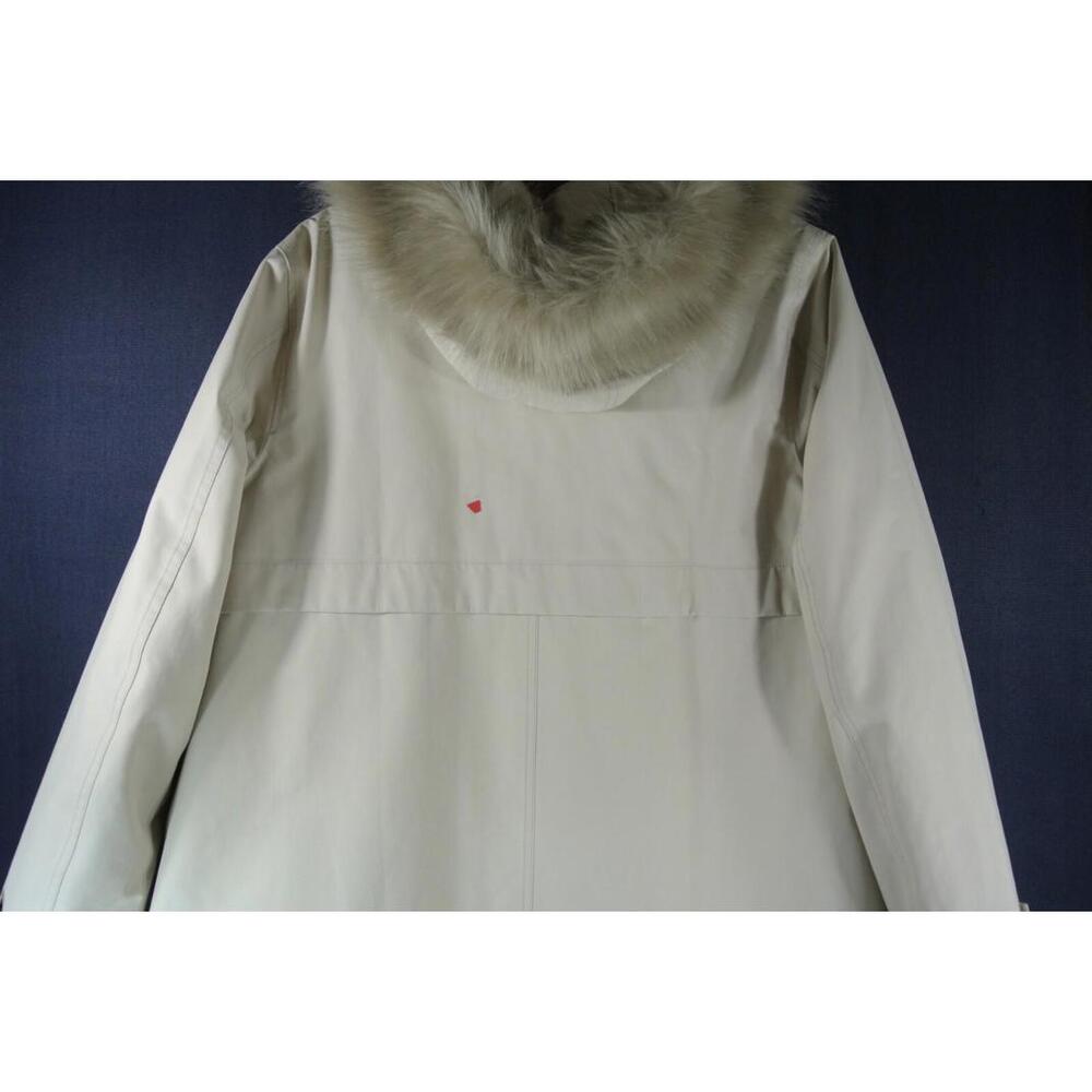 NWD, Barbour Braan Waterproof Faux Fur Trim Hooded Parka In Mist Size 12 #C4626 - Picture 7 of 8